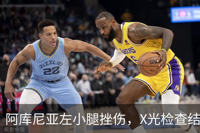 阿库尼亚左小腿挫伤，X光检查结果为阴性